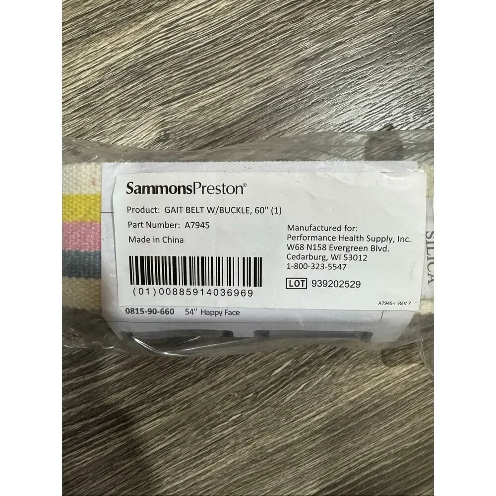 New Sammons Preston Rainbow Striped Gait Belt with Buckle 60